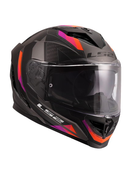 LS2 FF818 STORM III SPORTY GREY PURPLE 9