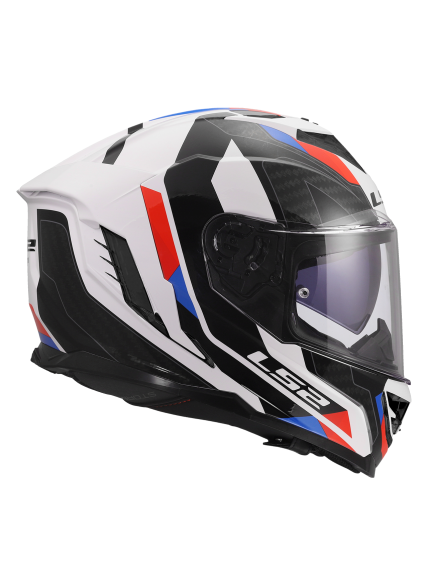 LS2 FF818 STORM III SPORTY WHITE BLUE RED 1