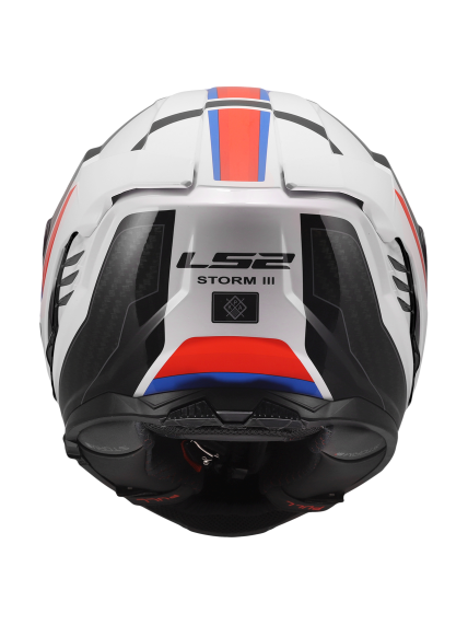 LS2 FF818 STORM III SPORTY WHITE BLUE RED 2