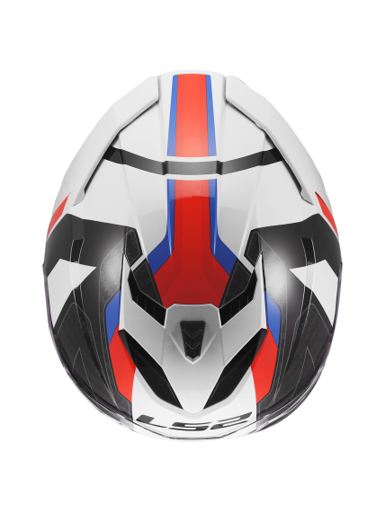 LS2 FF818 STORM III SPORTY WHITE BLUE RED 5