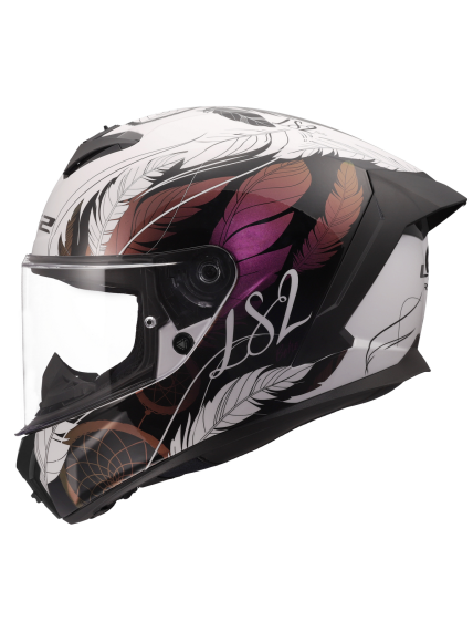 LS2 FF820 RAPID III BOHO WHITE BLACK PINK 1 LS2 FF820 RAPID III BOHO WHITE BLACK PINK 1