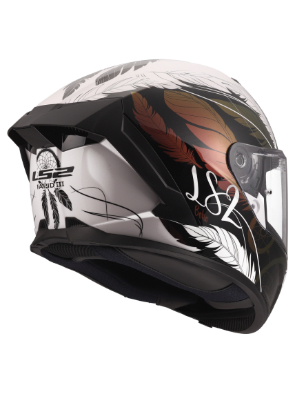LS2 FF820 RAPID III BOHO WHITE BLACK PINK 5