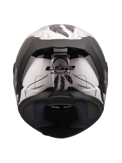 LS2 FF820 RAPID III BOHO WHITE BLACK PINK 6