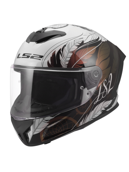 LS2 FF820 RAPID III BOHO WHITE BLACK PINK