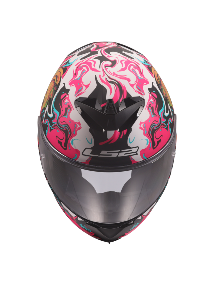 LS2 FF820 RAPID III CYBERG PURPLE CYAN 4