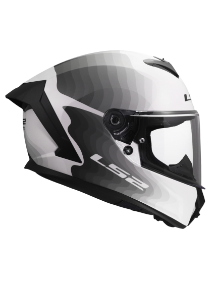 LS2 FF820 RAPID III FLOW WHITE GREY 7 LS2 FF820 RAPID III FLOW WHITE GREY 7