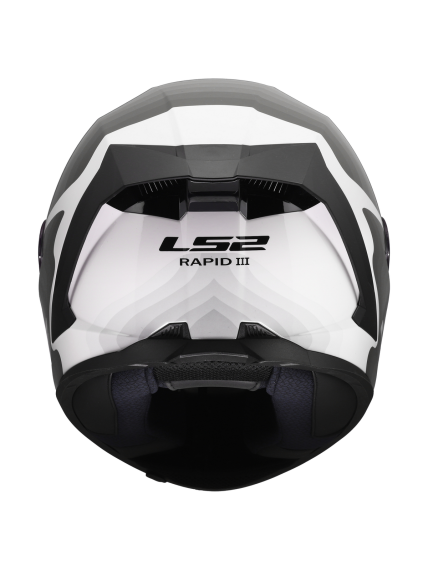 LS2 FF820 RAPID III FLOW WHITE GREY 8 LS2 FF820 RAPID III FLOW WHITE GREY 8