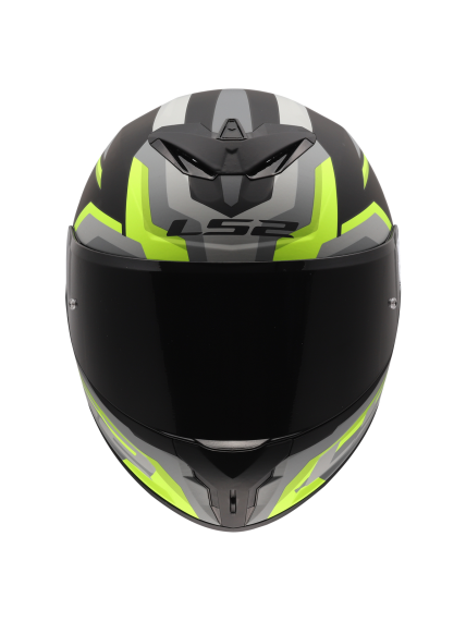 LS2 FF820 RAPID III HYPER BLACK H-V YELLOW 1 LS2 FF820 RAPID III HYPER BLACK H-V YELLOW 1