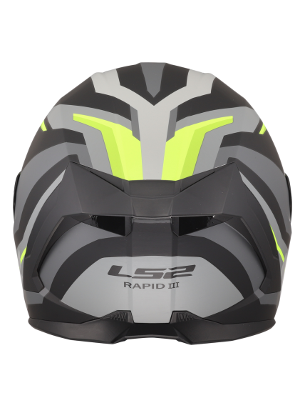 LS2 FF820 RAPID III HYPER BLACK H-V YELLOW 5