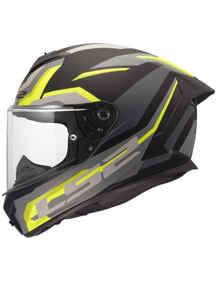 LS2 FF820 RAPID III HYPER BLACK H-V YELLOW LS2 FF820 RAPID III HYPER BLACK H-V YELLOW