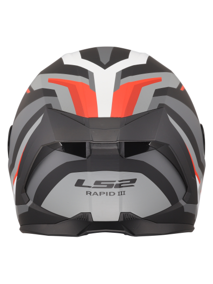 LS2 FF820 RAPID III HYPER BLACK RED 4