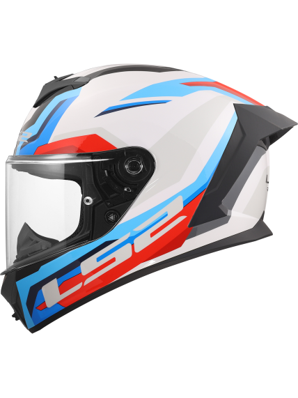 LS2 FF820 RAPID III HYPER WHITE BLUE RED LS2 FF820 RAPID III HYPER WHITE BLUE RED