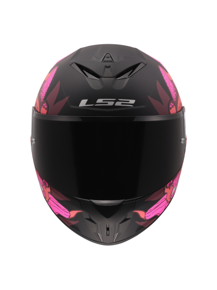 LS2 FF820 RAPID III POPPIES II BLACK PINK 3 LS2 FF820 RAPID III POPPIES II BLACK PINK 3