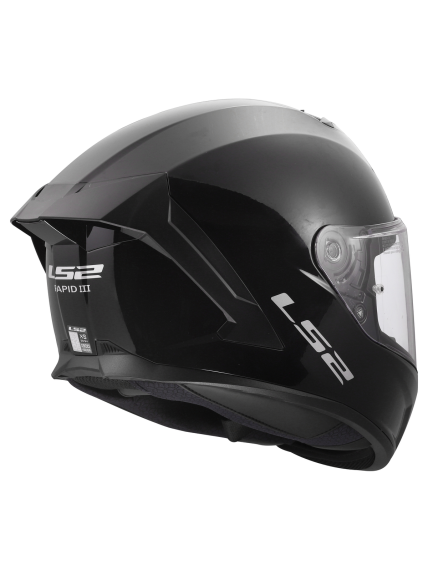 LS2 FF820 RAPID III SOLID GLOSS BLACK 8