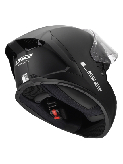 LS2 FF820 RAPID III SOLID MATT BLACK 3