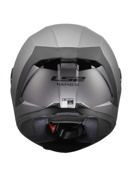 LS2 FF820 RAPID III SOLID MATT TITANIUM 8 LS2 FF820 RAPID III SOLID MATT TITANIUM 8