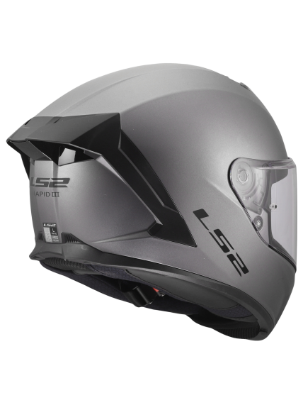 LS2 FF820 RAPID III SOLID MATT TITANIUM 9 LS2 FF820 RAPID III SOLID MATT TITANIUM 9