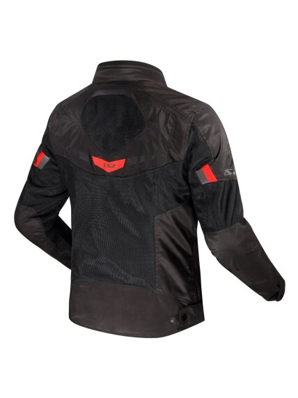 LS2 GARDA AIR MAN JACKET BLACK RED 1 LS2 GARDA AIR MAN JACKET BLACK RED 1