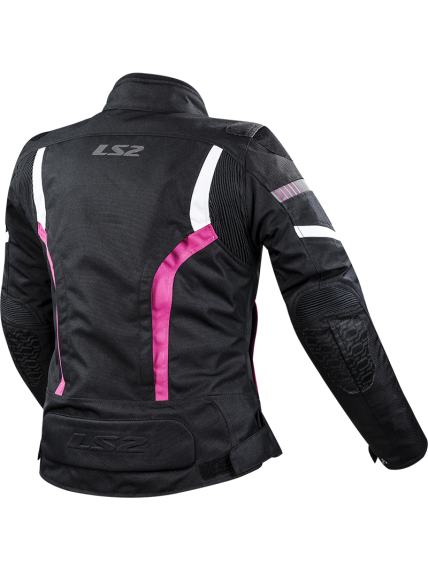 LS2 GATE LADY JACKET BLACK PINK 1 LS2 GATE LADY JACKET BLACK PINK 1