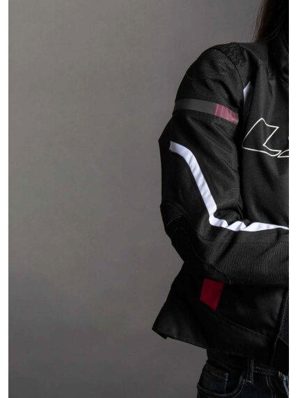 LS2 GATE LADY JACKET BLACK PINK 5 LS2 GATE LADY JACKET BLACK PINK 5