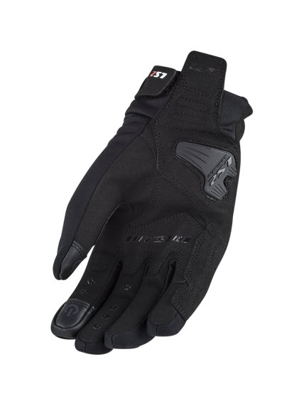 LS2 JET 2 LADY GLOVES BLACK 1 LS2 JET 2 LADY GLOVES BLACK 1