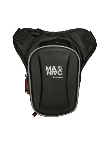 LS2 LLB-02 Leg Bag 900D film/EVA/PU Leather Black 4.5L 2