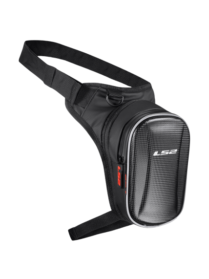 LS2 LLB-03 Leg Bag 900D film/PVC Carbon Grain Black 4.5L LS2 LLB-03 Leg Bag 900D film/PVC Carbon Grain Black 4.5L