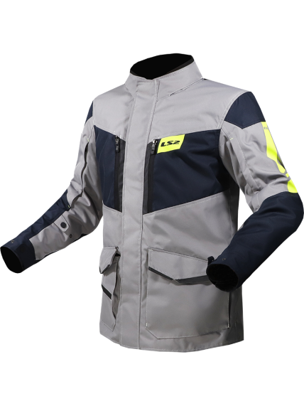 LS2 METROPOLIS EVO MAN JACKET TITANIUM YELLOW