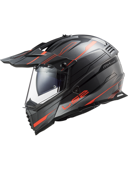 LS2 MX436 PIONEER EVO KNIGHT TITANIUM ORANGE 4 LS2 MX436 PIONEER EVO KNIGHT TITANIUM ORANGE 4