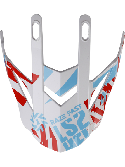 LS2 MX437 EVO PEAK FUNKY RED WHITE LS2 MX437 EVO PEAK FUNKY RED WHITE