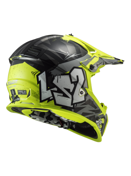 LS2 MX437 FAST EVO MINI II CRUSHER BLACK YELLOW-06 3 LS2 MX437 FAST EVO MINI II CRUSHER BLACK YELLOW-06 3