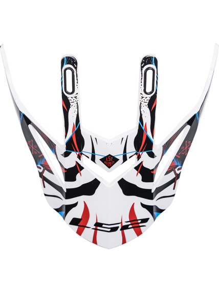 LS2 MX437 PEAK BEAST BLACK WHITE LS2 MX437 PEAK BEAST BLACK WHITE