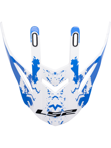 LS2 MX437 PEAK SPOT WHITE BLUE LS2 MX437 PEAK SPOT WHITE BLUE