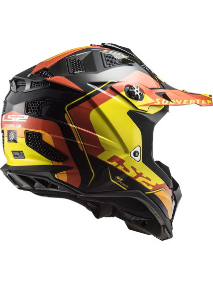 LS2 MX700 SUBVERTER ARCHED BLACK YELLOW RED 2 LS2 MX700 SUBVERTER ARCHED BLACK YELLOW RED 2