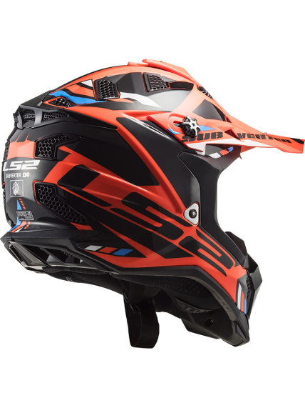 LS2 MX700 SUBVERTER EVO II STOMP FLUO ORANGE BLACK-06 2 LS2 MX700 SUBVERTER EVO II STOMP FLUO ORANGE BLACK-06 2