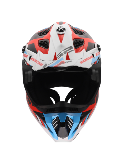 LS2 MX700 SUBVERTER EVO II STOMP WHITE BLUE RED-06 10 LS2 MX700 SUBVERTER EVO II STOMP WHITE BLUE RED-06 10
