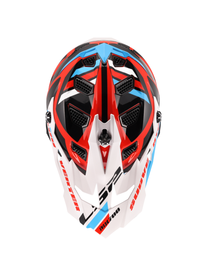 LS2 MX700 SUBVERTER EVO II STOMP WHITE BLUE RED-06 4 LS2 MX700 SUBVERTER EVO II STOMP WHITE BLUE RED-06 4