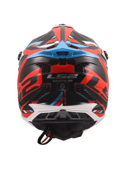 LS2 MX700 SUBVERTER EVO II STOMP WHITE BLUE RED-06 6