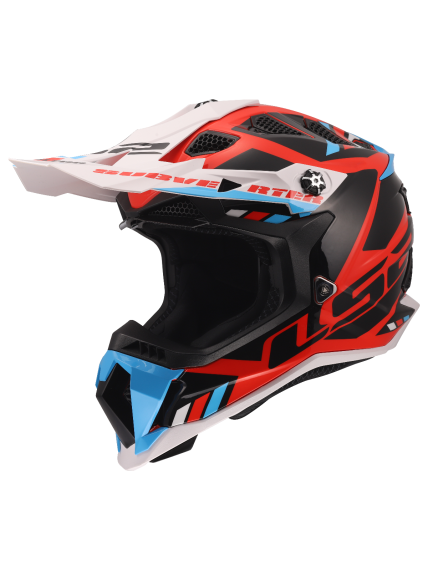 LS2 MX700 SUBVERTER EVO II STOMP WHITE BLUE RED-06