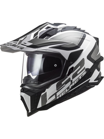LS2 MX701 EXPLORER ALTER MATT BLACK WHITE-06 LS2 MX701 EXPLORER ALTER MATT BLACK WHITE-06
