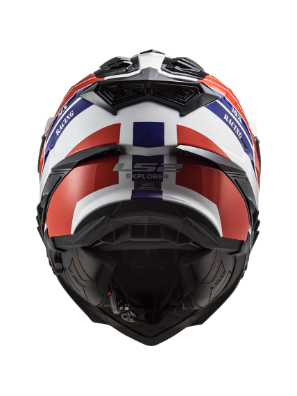 LS2 MX701 EXPLORER ATLANTIS G.WHITE RED BLUE 2