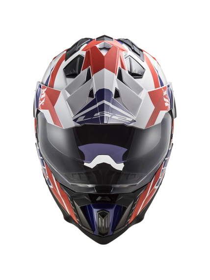 LS2 MX701 EXPLORER ATLANTIS G.WHITE RED BLUE 4