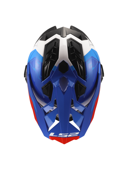 LS2 MX701 EXPLORER HEXA WHITE BLUE RED-06 7
