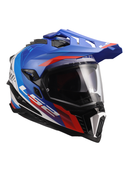 LS2 MX701 EXPLORER HEXA WHITE BLUE RED-06 9