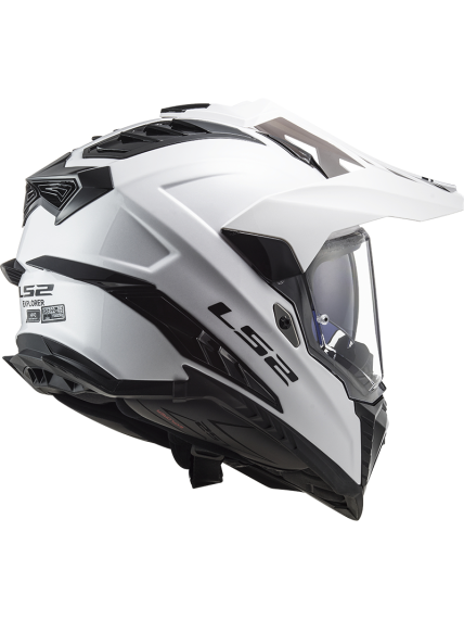 LS2 MX701 EXPLORER SOLID WHITE 3