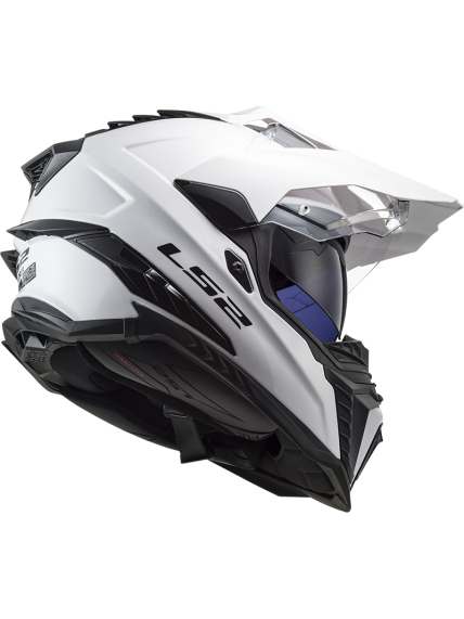 LS2 MX701 EXPLORER SOLID WHITE 4
