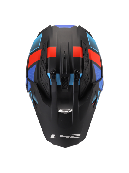 LS2 MX702 PIONEER II BLOCK BLACK RED BLUE-06 1