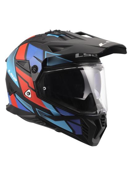 LS2 MX702 PIONEER II BLOCK BLACK RED BLUE-06 2 LS2 MX702 PIONEER II BLOCK BLACK RED BLUE-06 2