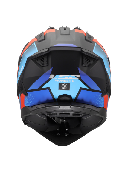 LS2 MX702 PIONEER II BLOCK BLACK RED BLUE-06 6