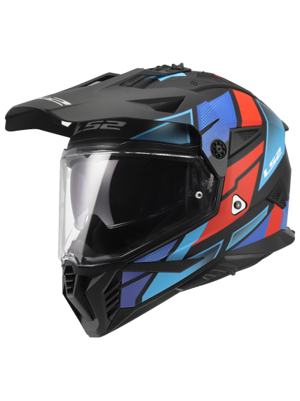 LS2 MX702 PIONEER II BLOCK BLACK RED BLUE-06